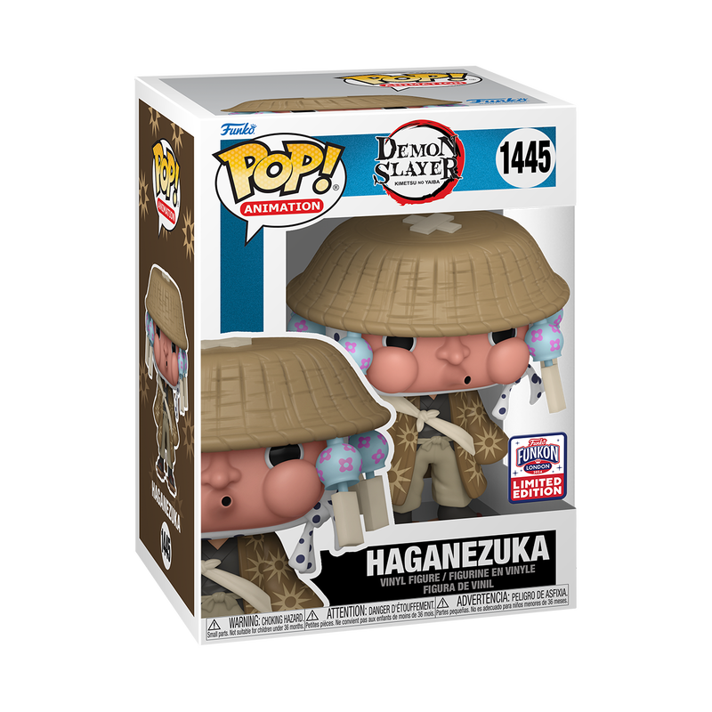 Funko Pop! Anime: Demon Slayer - Hagenezuka (with Hat) #1445 [2024 London Funkon SHARED CONVENTION Exclusive]