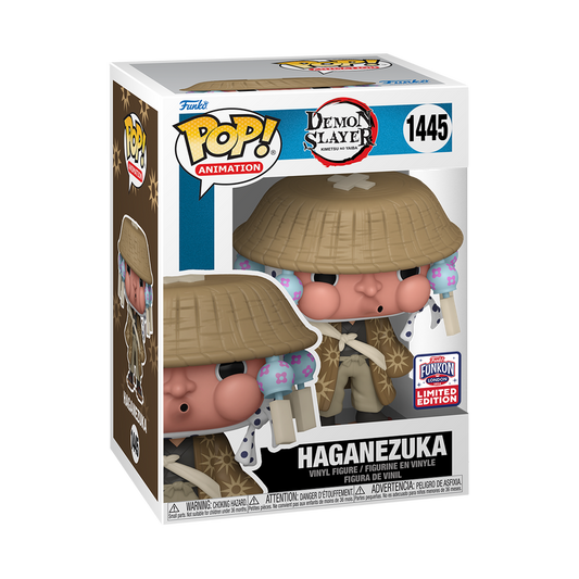Funko Pop! Anime: Demon Slayer - Hagenezuka (with Hat) #1445 [2024 London Funkon SHARED CONVENTION Exclusive]