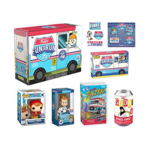 Funko Pop! 25TH ANNIVERSARY FUN ON THE RUN BOX [FUNKO SHOP EXCLUSIVE] *PREORDER*