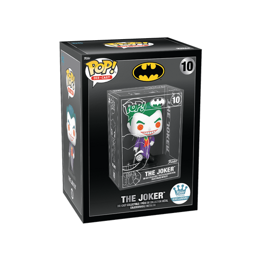 Funko Pop! DC Villains - Die-Cast The Joker #10 [Funko Shop Exclusive] *PREORDER*
