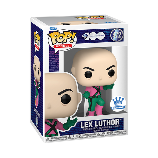 Funko Pop! DC HEROES WB 100 LEX LUTHOR #472 [FUNKO SHOP EXCLUSIVE] *PREORDER*