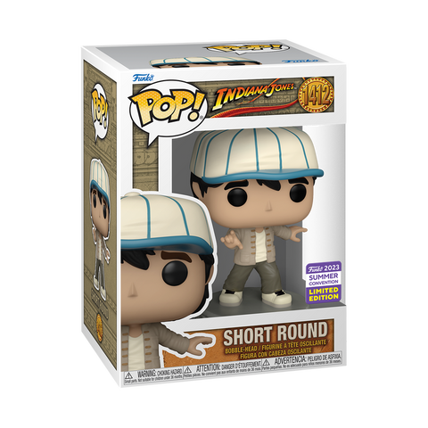 FUNKO POP! MOVIE INDIANA JONES SHORT ROUND #1412 [2023 SDCC SHARED EXCLUSIVE] *PREORDER*