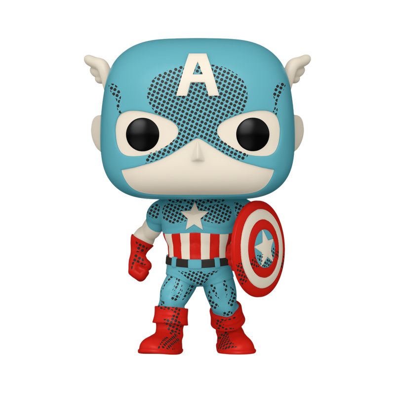 FUNKO POP! MARVEL - CAPTAIN AMERICA (RETRO REIMAGINED) #1319 [TARGET EXCLUSIVE]
