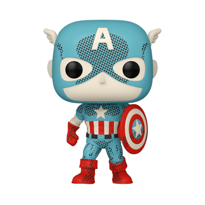 FUNKO POP! MARVEL - CAPTAIN AMERICA (RETRO REIMAGINED) #1319 [TARGET EXCLUSIVE]