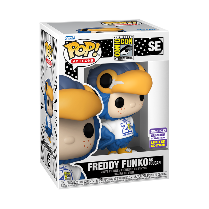 FUNKO POP! SDCC FREDDY FUNKO as TOUCAN #SE [2023 SDCC SHARED EXCLUSIVE] *PREORDER*