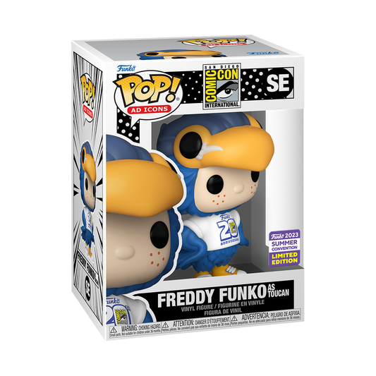 FUNKO POP! SDCC FREDDY FUNKO as TOUCAN #SE [2023 SDCC SHARED EXCLUSIVE] *PREORDER*