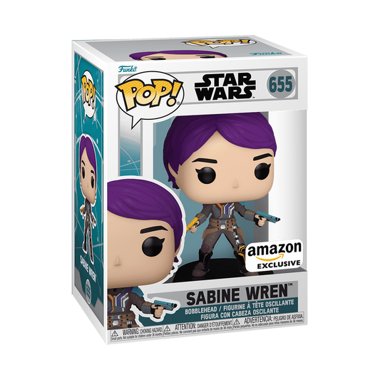 FUNKO POP! SABINE WREN WITH BLASTERS #655 (AMAZON EXCL.) *PREORDER*