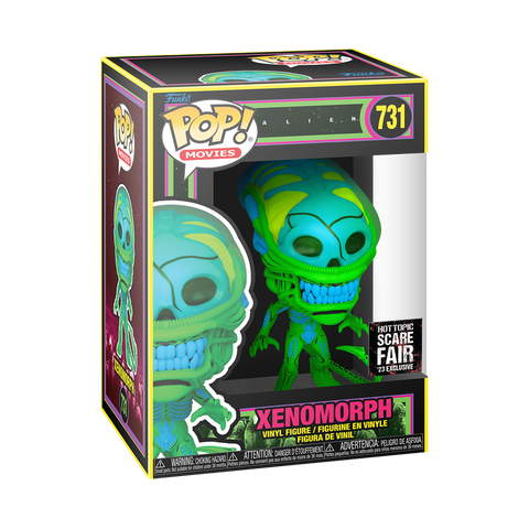 FUNKO POP! XENOMORPH (BLACK LIGHT) #731 (HOT TOPIC SCARE FAIR) *PREORDER*