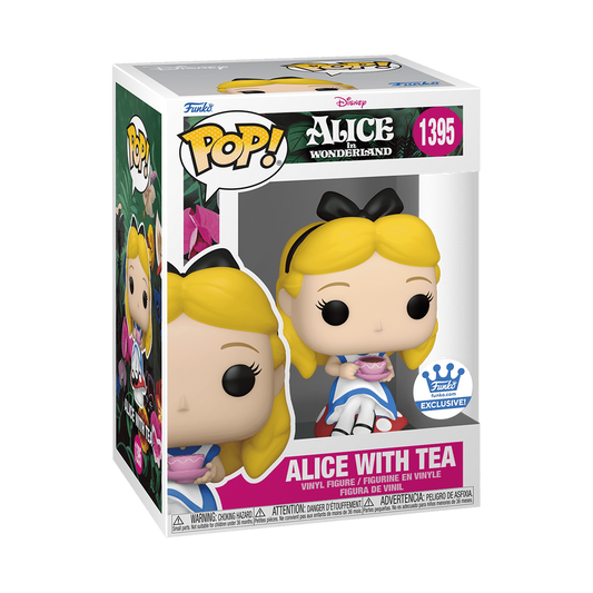 Funko Pop! DIsney: Alice In Wonderland - Alice with Tea #1395 [Funko Shop Exclusive] *PREORDER*