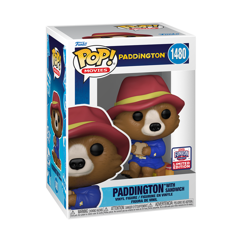 Funko Pop! Movies: Paddington - Paddington (Sitting) #1480 [2024 London Funkon SHARED CONVENTION Exclusive]