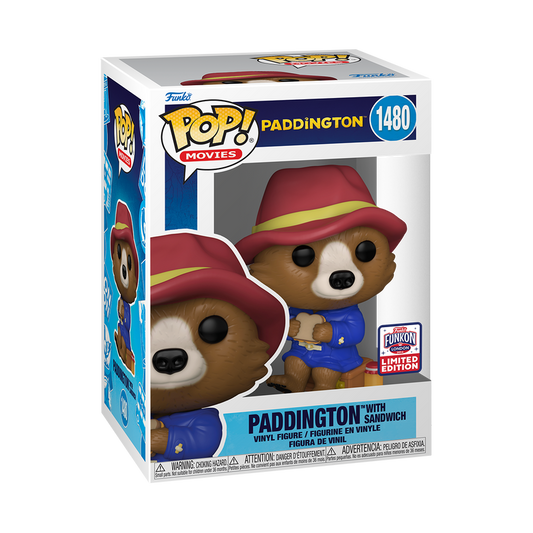 Funko Pop! Movies: Paddington - Paddington (Sitting) #1480 [2024 London Funkon SHARED CONVENTION Exclusive]