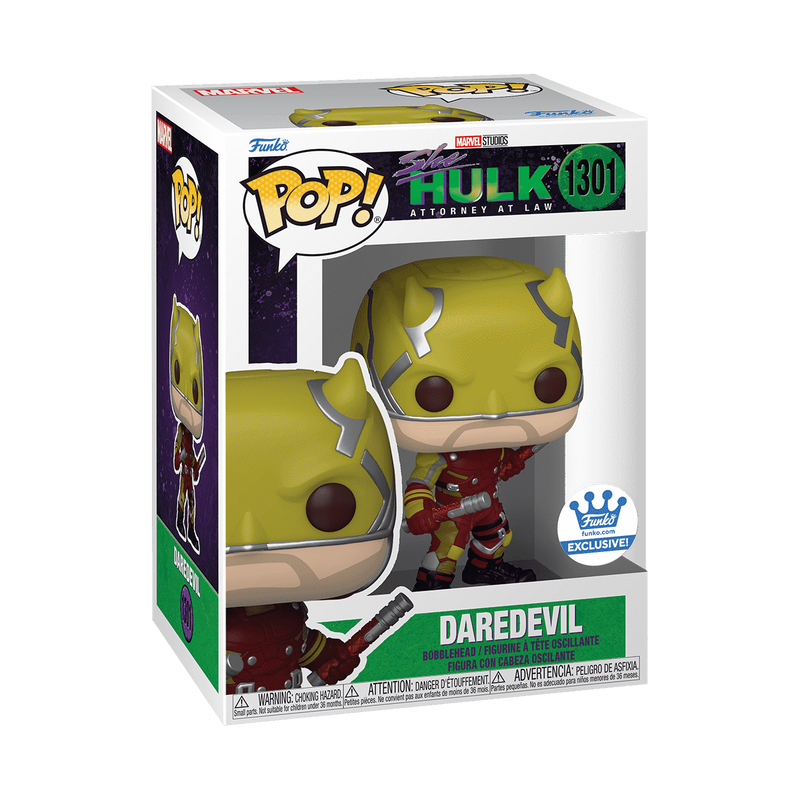 Funko Pop! Marvel: She-Hulk - Daredevil In Yellow Suit #1301 [Funko Shop Exclusive] *PREORDER*