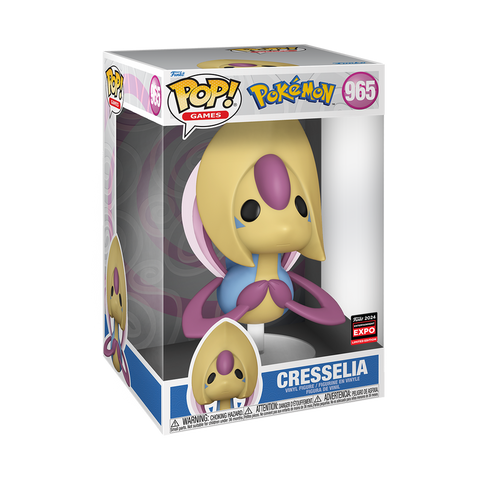 Funko Pop! Games: Pokemon - Jumbo 10" Cresselia #965 [C2E2 Shared Entertainment Expo Exclusive]