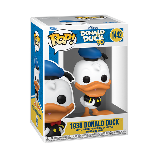 Funko Pop! Disney: Donald Duck 90 Years - 1938 #1442 / Angry #1443 / Dapper #1444 / with Heart Eyes $1445 *PREORDER*
