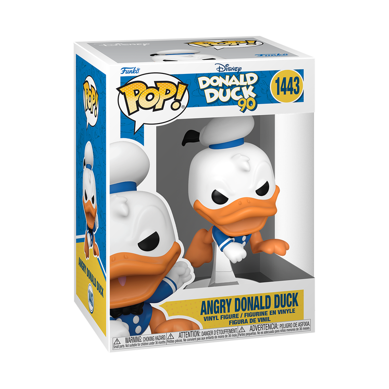 Funko Pop! Disney: Donald Duck 90 Years - 1938 #1442 / Angry #1443 / Dapper #1444 / with Heart Eyes $1445 *PREORDER*