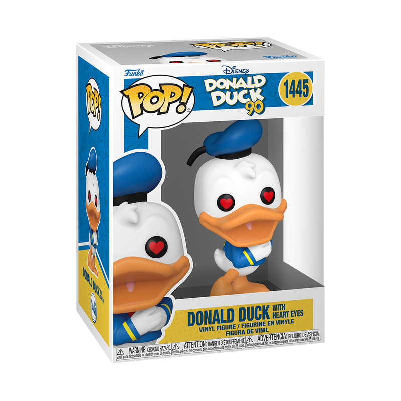 Funko Pop! Disney: Donald Duck 90 Years - 1938 #1442 / Angry #1443 / Dapper #1444 / with Heart Eyes $1445 *PREORDER*