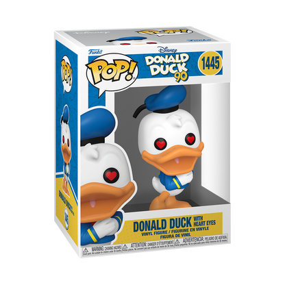 Funko Pop! Disney: Donald Duck 90 Years - 1938 #1442 / Angry #1443 / Dapper #1444 / with Heart Eyes $1445 *PREORDER*
