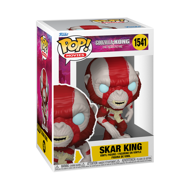 Funko Pop! Godzilla Vs. Kong: The New Empire - Godzilla #1539 / Kong #1540 / Skar King #1541 / Shimo #1542 / Suko #1543 / Super Godzilla #1544 / Super Kong #1545
