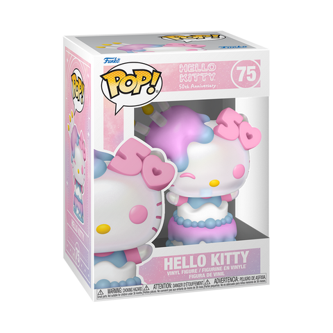 FUNKO POP! SANRIO - HELLO KITTY IN CAKE (50TH ANNIVERSARY) #75 *PREORDER*