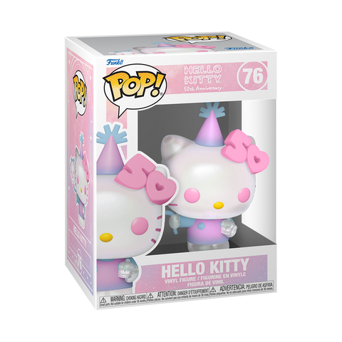 FUNKO POP! SANRIO - HELLO KITTY WITH BALLOON (50TH ANNIVERSARY) #76 *PREORDER*