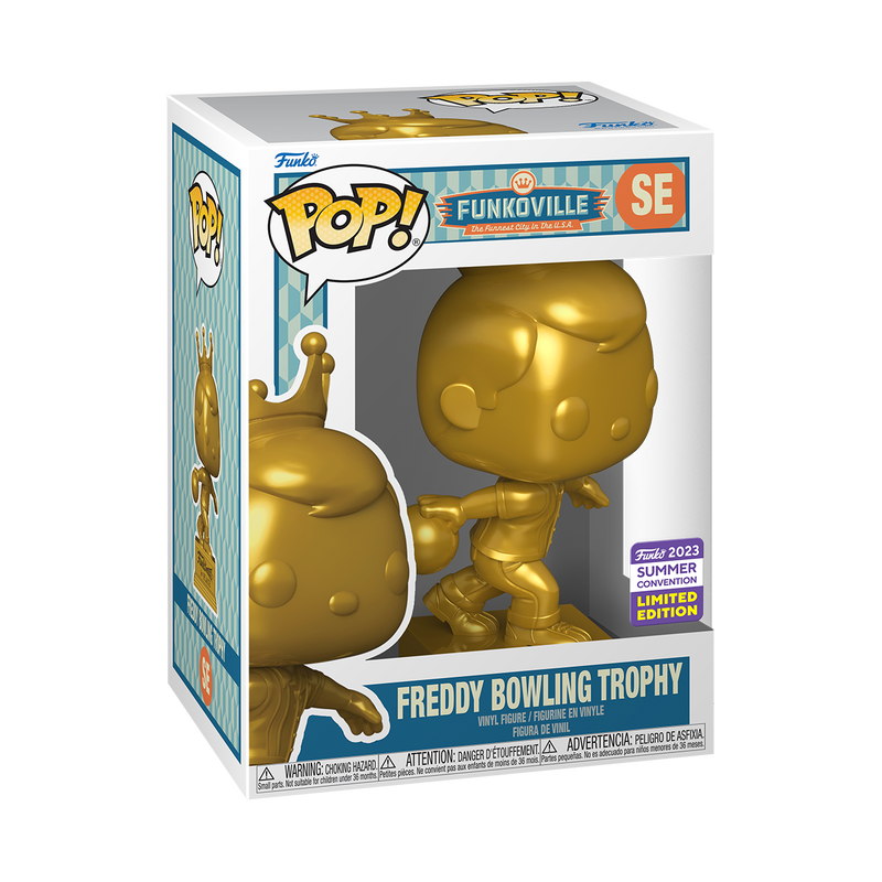 FUNKO POP! FUNVILLE FREDDY BOWLING TROPHY #SE [2023 SDCC SHARED EXCLUSIVE] *PREORDER*