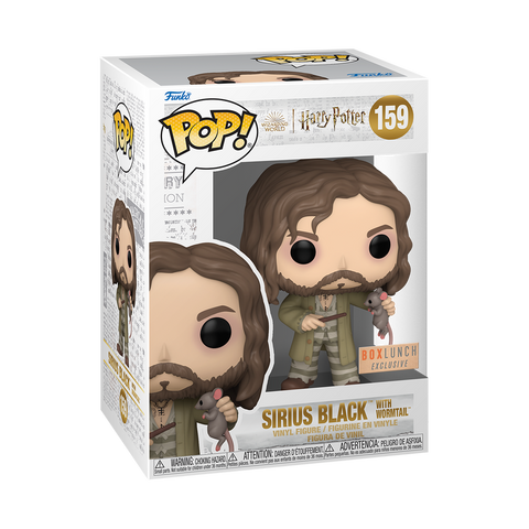 Funko Pop! Movies: Harry Potter - Sirius Black with Wormtail #159 [BoxLunch Exclusive] *PREORDER*