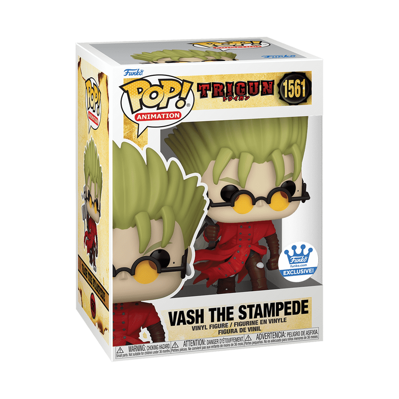 Funko Pop! Anime: Trigun - Vash The Stampede (with Punisher Cross) #1561 [Funko Shop Exclusive]