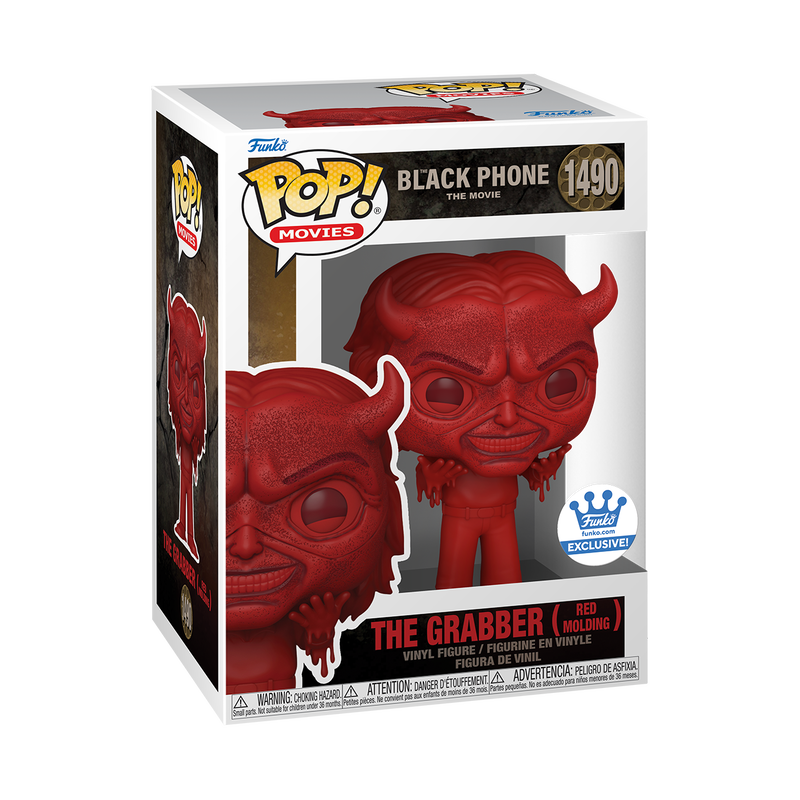 Funko Pop! Movies: Black Phone - The Grabber (Red Molding) #1490 [Funko Shop Exclusive]