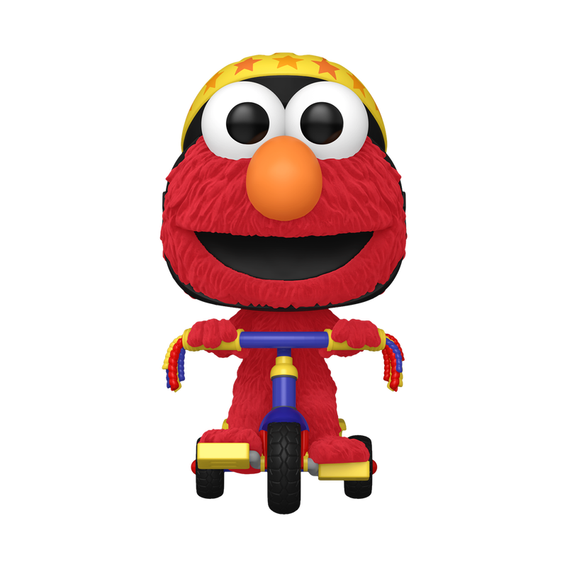 Funko Pop! Sesame Street - Elmo On Trike (Flocked) #309 [2024 TargetCon Exclusive] *PREORDER*