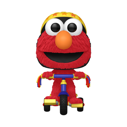 Funko Pop! Sesame Street - Elmo On Trike (Flocked) #309 [2024 TargetCon Exclusive] *PREORDER*