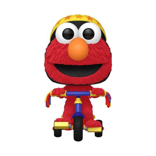 Funko Pop! Sesame Street - Elmo On Trike (Flocked) #309 [2024 TargetCon Exclusive] *PREORDER*