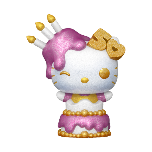 Funko Pop! Hello Kitty: 50th Anniversary - Hello Kitty In Cake (Diamond) #75 [2024 TargetCon Exclusive] *PREORDER*