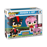 Funko Pop! Sonic The Hedgehog - Shadow & Amy (Flocked) 2pk [2024 TargetCon Exclusive] *PREORDER*