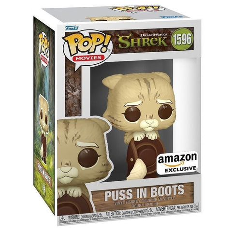 Funko Pop! Movies: Shrek - Puss In Boots (Sepia) #1596 [Amazon Exclusive]