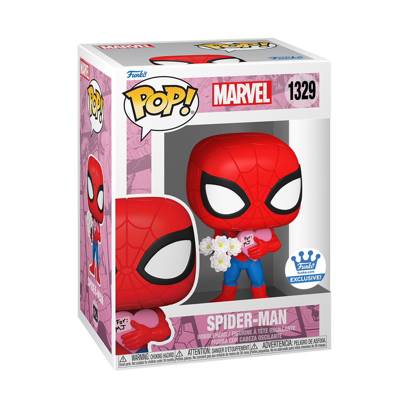 FUNKO POP! MARVEL - SPIDER-MAN WITH FLOWERS #1329 [FUNKO SHOP EXCLUSIVE] *PREORDER*