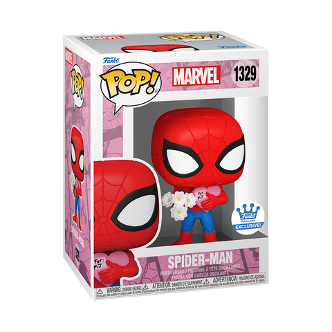FUNKO POP! MARVEL - SPIDER-MAN WITH FLOWERS #1329 [FUNKO SHOP EXCLUSIVE] *PREORDER*
