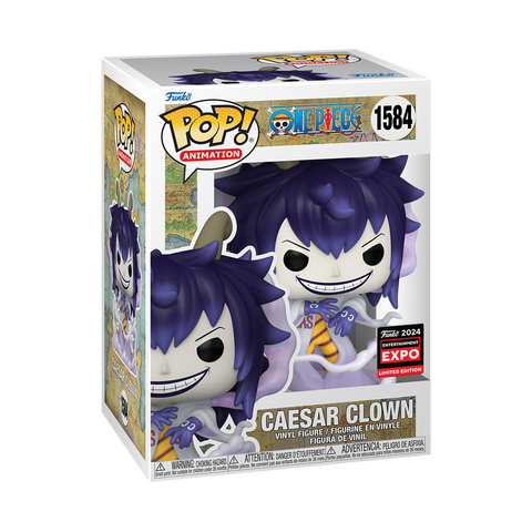 Funko Pop! Anime: One Piece - Caesar Clown #1584 [C2E2 Shared Entertainment Convention Exclusive]