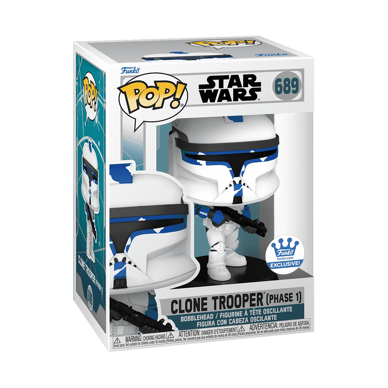 FUNKO POP! STAR WARS CLONE TROOPER (PHASE 1) #689 [FUNKO SHOP EXCLUSIVE] *PREORDER*