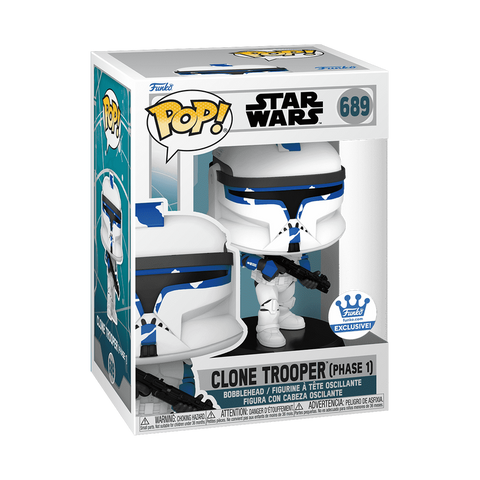 FUNKO POP! STAR WARS CLONE TROOPER (PHASE 1) #689 [FUNKO SHOP EXCLUSIVE] *PREORDER*