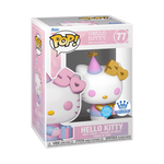 FUNKO POP! HELLO KITTY WITH PRESENT - 50TH ANNIVERSARY (GLITTER) #77 [FUNKO SHOP EXCLUSIVE] *PREORDER*