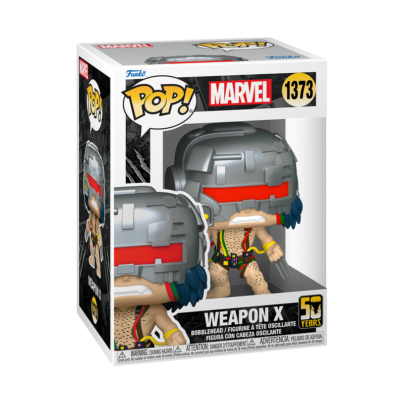 Funko Pop! Marvel Wolverine 50th Anniversary - Old Man Logan #1374 - Weapon X #1373 - Classic #1371 - Fatal Attraction #1372