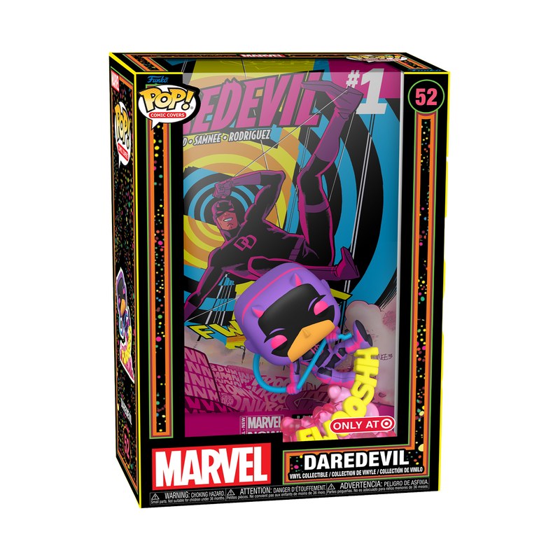 Funko Pop! Marvel - Daredevil (Black Light - Comic Cover
