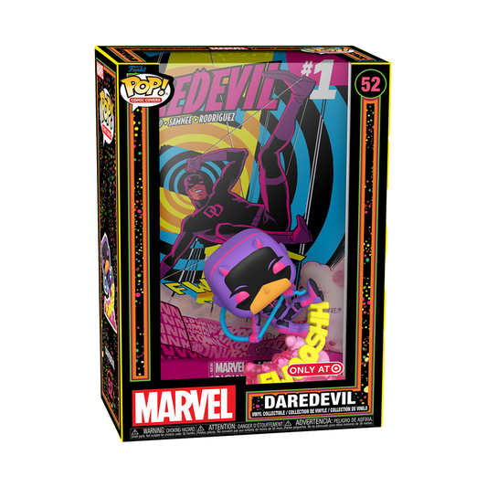 Funko Pop! Marvel - Daredevil (Black Light - Comic Cover) #52 [Exclusive] *PREORDER*