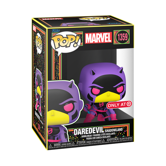 Funko Pop! Marvel - Daredevil (Black Light - Black & Red) #1359 [Target Exclusive] *PREORDER*