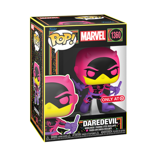 Funko Pop! Marvel - Daredevil (Black Light - Classic) #1360 [Target Exclusive] *PREORDER*