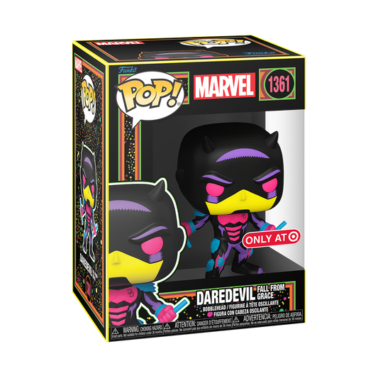 Funko Pop! Marvel - Daredevil (Black Light - Fall From Grace) #1361 [Target Exclusive] *PREORDER*