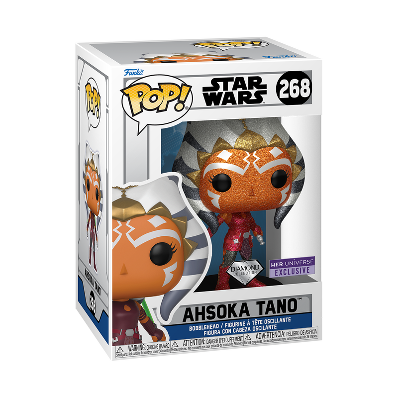 Funko Pop! Star Wars - Ahsoka Tano (Diamond) #268 [Her Universe Exclusive] *PREORDER*