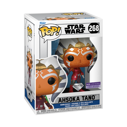 Funko Pop! Star Wars - Ahsoka Tano (Diamond) #268 [Her Universe Exclusive] *PREORDER*