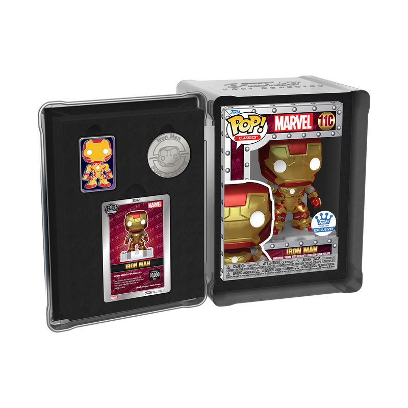 Funko Pop! MARVEL Classics Iron Man LIMITED 10,000 #11C [FUNKO SHOP Exclusive] *PREORDER*