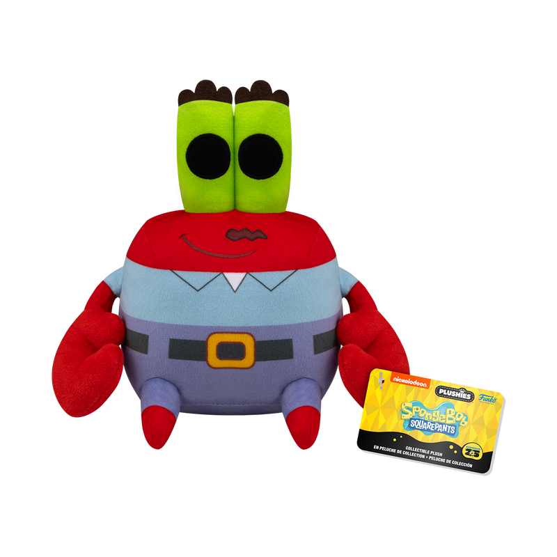 Funko! Spongebob Squarepants: 7" Plush Toys - Spongebob / Squidward / Patrick / Mr. Krabs / Gary The Snail